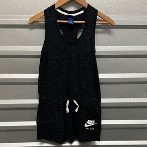 Nike Women’s Charcoal Athletic Romper Casual‎ Comfort Size XS Outdoor Activewear
